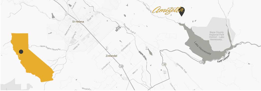 Amizetta Estate location map
